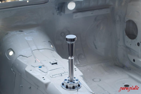 Garagistic Solid Chassis Mounted Short Shifter - E30, E36, E46-Solid mount shifter-Garagistic-Bare-OEM-Aluminum Vintage-Garagistic
