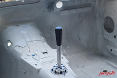 Garagistic Solid Chassis Mounted Short Shifter - E30, E36, E46-Solid mount shifter-Bare-Short-Delrin Bat-Garagistic