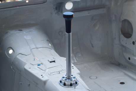 Garagistic Solid Chassis Mounted Short Shifter - E30, E36, E46-Solid mount shifter-Garagistic-Bare-Tall-Delrin Vintage-Garagistic