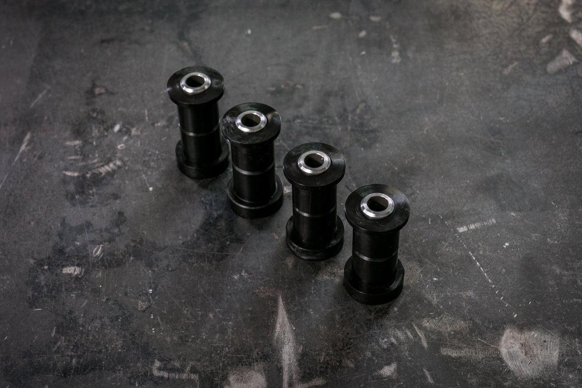 E30 Polyurethane Rear Trailing Arm Bushings (E12, 2002, E30, Z3, E21) RTAB-Suspension Bushings-grip-drift-Delrin (Race)-Garagistic-bmw