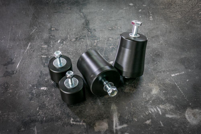 E30 M60 V8 Swap Motor Mount Bushings-Motor and Transmission Mounts-grip-drift-Delrin (Race)-Yes, add matching transmission bushings-Garagistic-bmw
