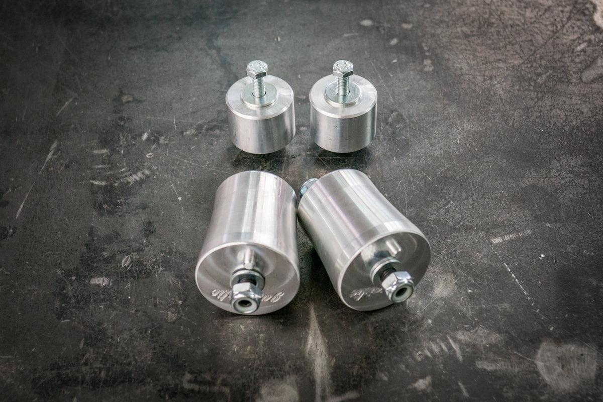 BMW E30 318 M42 Aluminum Engine Mount Bushings - 11811137076-Motor and Transmission Mounts-grip-drift-Add matching Trans Bushing!-Garagistic-bmw