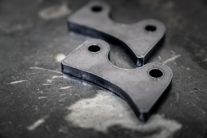 E30 Rear Dual Caliper Mount Weld On Brackets-Brake Parts-grip-drift-Garagistic-bmw