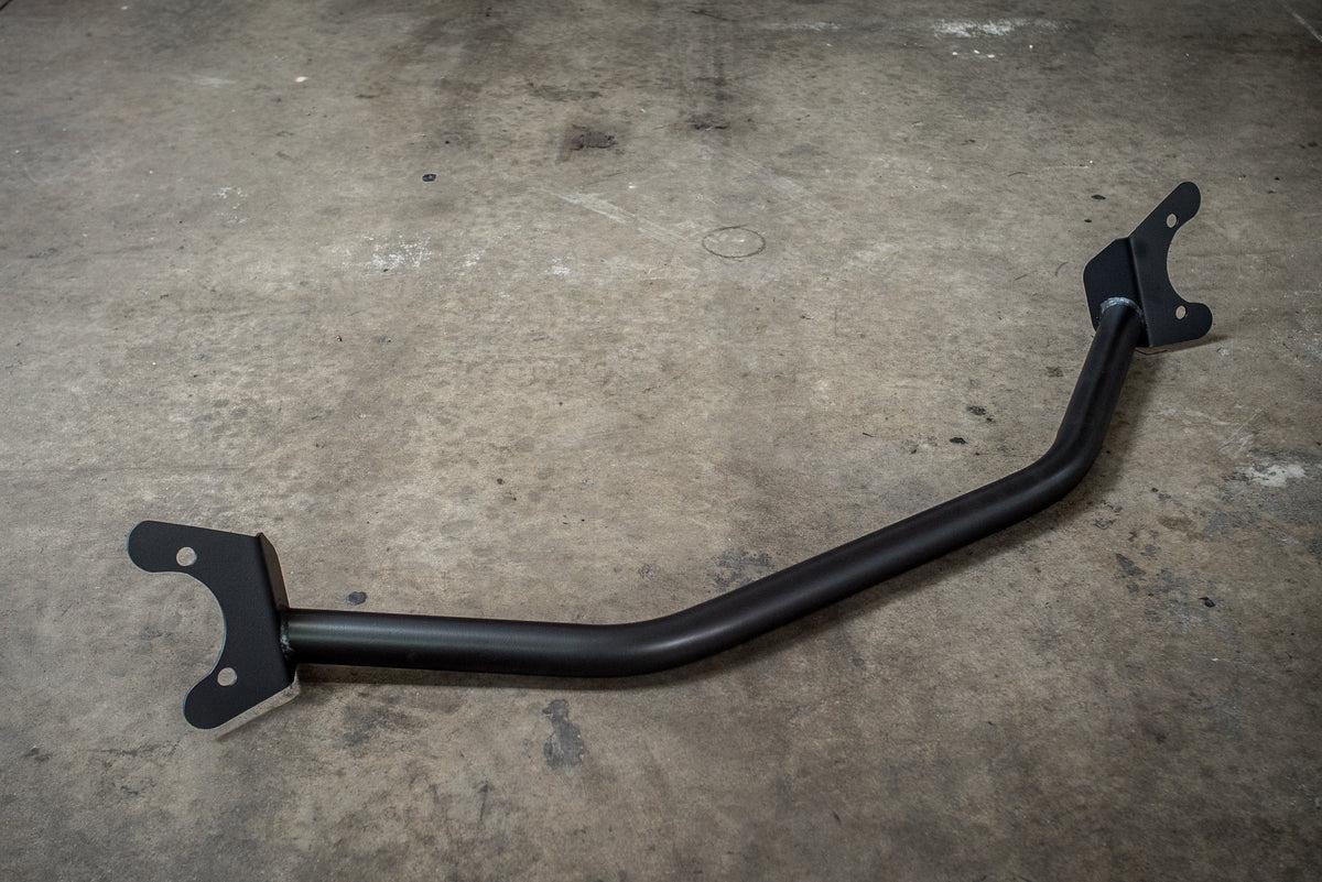 E30 Garagistic Front Strut Bar - M42, M20, M50 Compatible-Strut Bars-grip-drift-Black-Garagistic-bmw