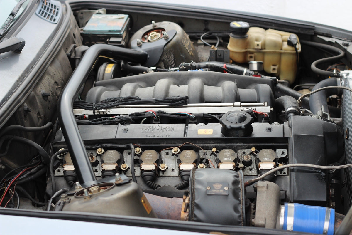 E30 Garagistic Front Strut Bar - M42, M20, M50 Compatible-Strut Bars-grip-drift-Red-Garagistic-bmw