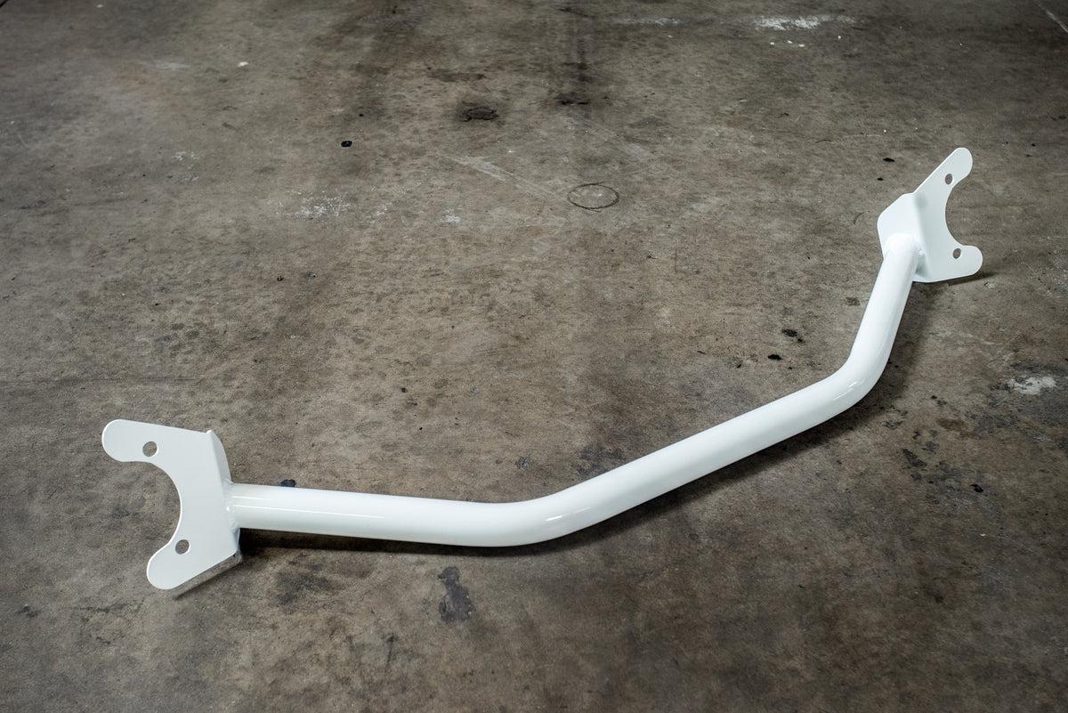 E30 Garagistic Front Strut Bar - M42, M20, M50 Compatible-Strut Bars-grip-drift-White-Garagistic-bmw