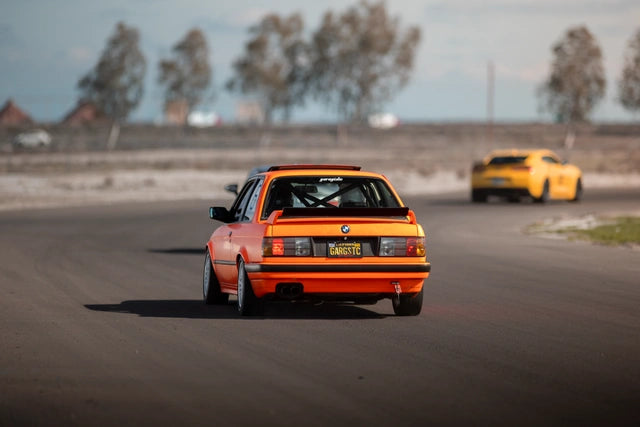 E30 Bolt In Roll Bar - Coupe & Sedan-Roll Bars-grip-drift-Bare-Bent Harness Bar (Taller Drivers)-Double Diagonal (X) - With Straight Rear Legs-Garagistic-bmw