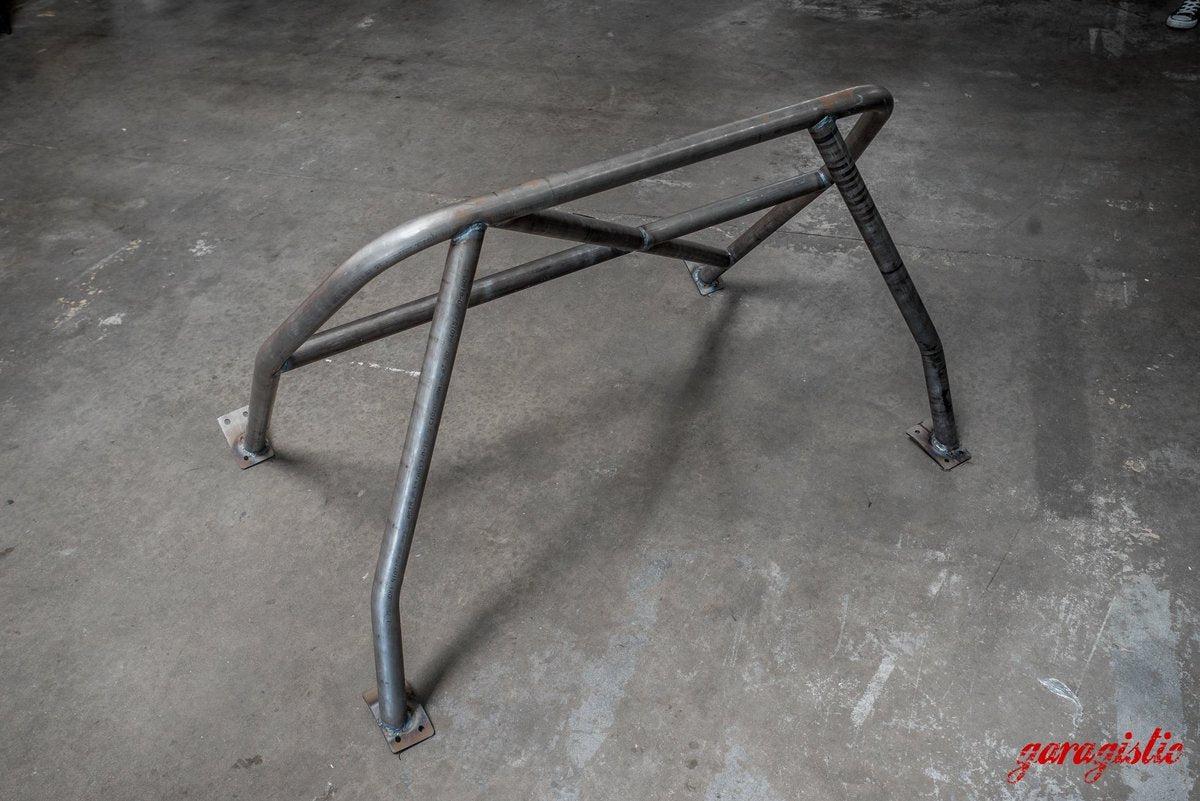 E30 Convertible Bolt In Roll Bar-Roll Bars-grip-drift-Bent (for taller drivers)-Bare-Garagistic-bmw