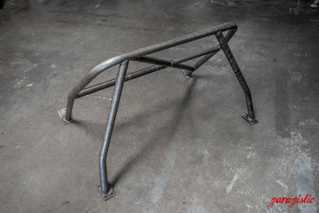 E30 Convertible Bolt In Roll Bar-Roll Bars-grip-drift-Bent (for taller drivers)-Bare-Garagistic-bmw