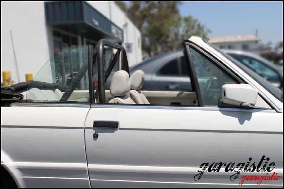 E30 Convertible Bolt In Roll Bar-Roll Bars-grip-drift-Bent (for taller drivers)-Bare-Garagistic-bmw