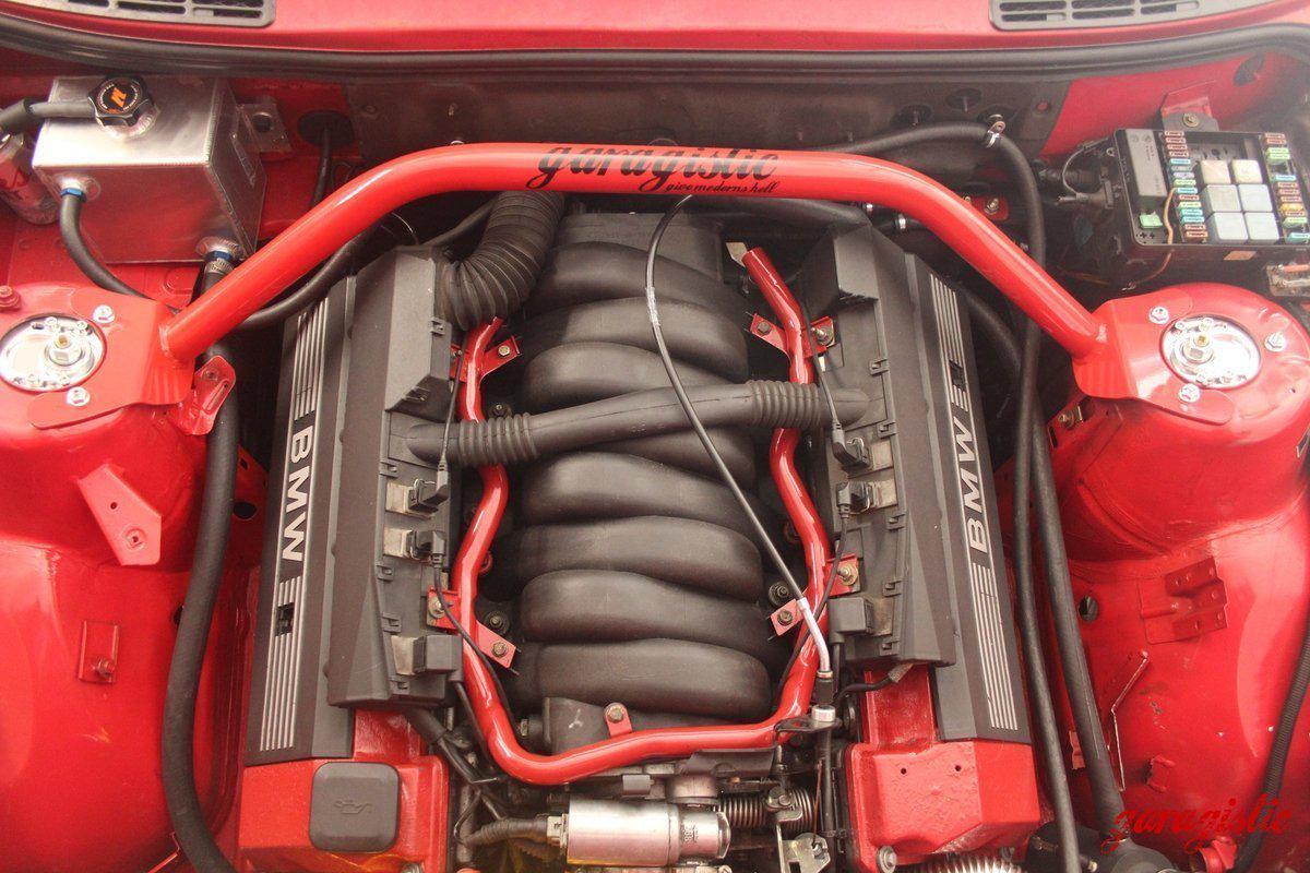 E30 Front + Rear Strut Bar Package-Strut Bars-grip-drift-Black-Garagistic-bmw