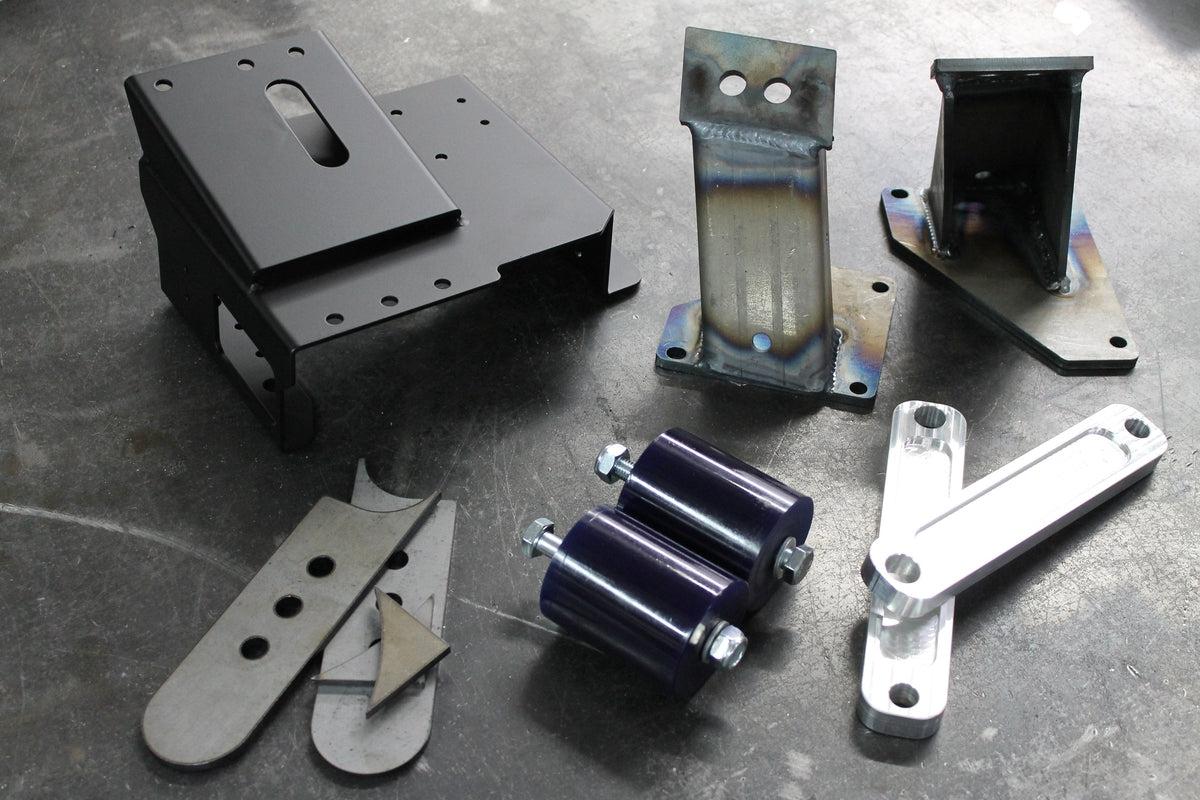 BMW M6x V8 E30 Engine Swap Conversion Motor Mounts (M60/S62)-Motor and Transmission Mounts-grip-drift-Bare-Garagistic-bmw