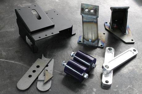 BMW M6x V8 E30 Engine Swap Conversion Motor Mounts (M60/S62)-Motor and Transmission Mounts-grip-drift-Bare-Garagistic-bmw