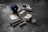E30 Secondary Diff Mount-Suspension Parts-grip-drift-95A-Z M Finned-Raw Aluminum-Garagistic-bmw