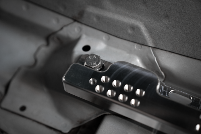 A90 Supra Racing Seat Floor Mount Adapters-Seat Mounts-grip-drift-Bare Aluminum-No Side Brackets-Garagistic-bmw
