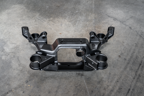 E36 Reinforced Rear Subframe-Subframes and Trailing Arms-grip-drift-I will return my core after-Red-Garagistic-bmw