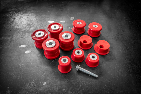 BMW E36 Complete Polyurethane Suspension Kit - Full Bushing Kit-Suspension Bushings-grip-drift-80a (Street)-Offset-Add 14mm Bolt Upgrade-Garagistic-bmw