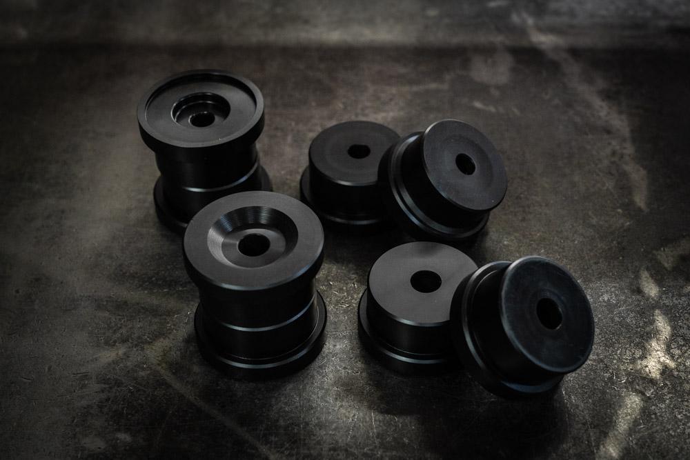 E36 Polyurethane Rear Subframe Bushings-Suspension Bushings-grip-drift-Delrin (Race)-Garagistic-bmw