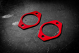 Red E30/E36/E46 Rear Shock Reinforcement Kit-Reinforcement Plates-grip-drift-Garagistic-bmw