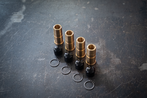 Mercedes Brass Brake Caliper Guide Bushing Kit - (ATE Calipers, PN A0004200076)-Brake Parts-grip-drift-Extended (With Dust Caps)-No slider pins-Garagistic-bmw