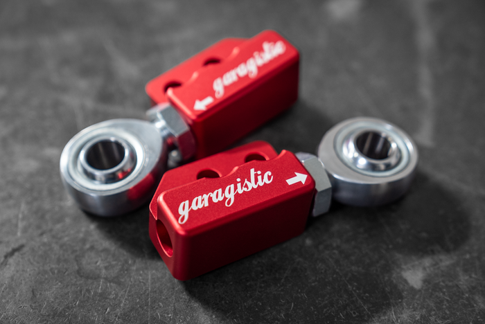 E30/E36 Adjustable Front Control Arm Mount-Suspension Parts-grip-drift-Anodized Red-Garagistic-bmw