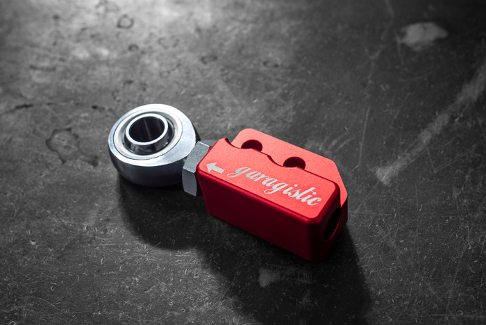 E30/E36 Adjustable Front Control Arm Mount-Suspension Parts-grip-drift-Anodized Red-Garagistic-bmw