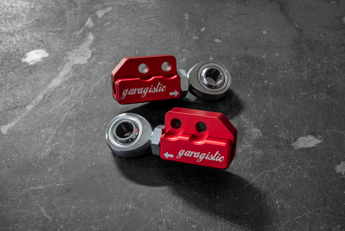 E30/E36 Adjustable Front Control Arm Mount-Suspension Parts-grip-drift-Anodized Red-Garagistic-bmw