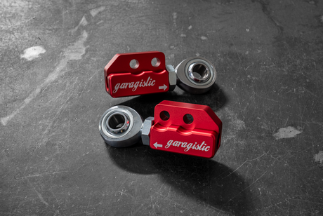 E30/E36 Adjustable Front Control Arm Mount-Suspension Parts-grip-drift-Anodized Red-Garagistic-bmw