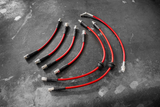 E36 Stainless Steel Complete 6 Brake Line Kit - DOT Compliant-Brake and Clutch Lines-grip-drift-Add E36 325/318/Ti V2 clutch line-Garagistic-bmw