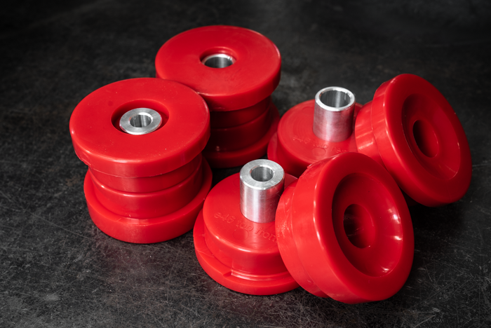 E46 Polyurethane Rear Subframe Bushings-Suspension Bushings-grip-drift-80A soft poly (autox/street)-Garagistic-bmw