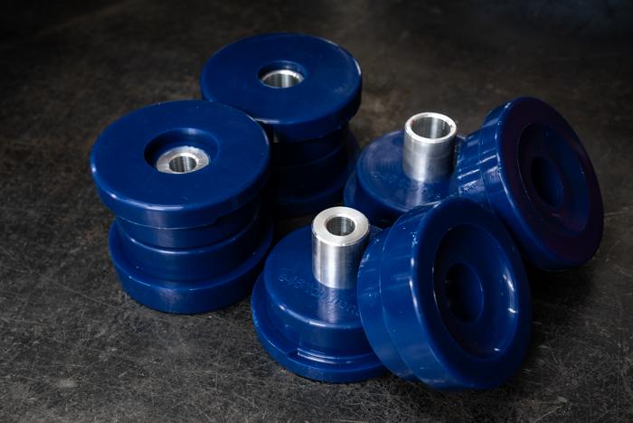 E46 Polyurethane Rear Subframe Bushings-Suspension Bushings-grip-drift-80A soft poly (autox/street)-Garagistic-bmw