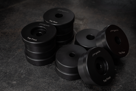 E46 Polyurethane Rear Subframe Bushings-Suspension Bushings-grip-drift-80A soft poly (autox/street)-Garagistic-bmw
