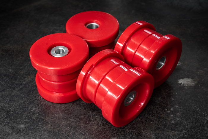 E46 Polyurethane Rear Subframe Bushings-Suspension Bushings-grip-drift-80A soft poly (autox/street)-Garagistic-bmw