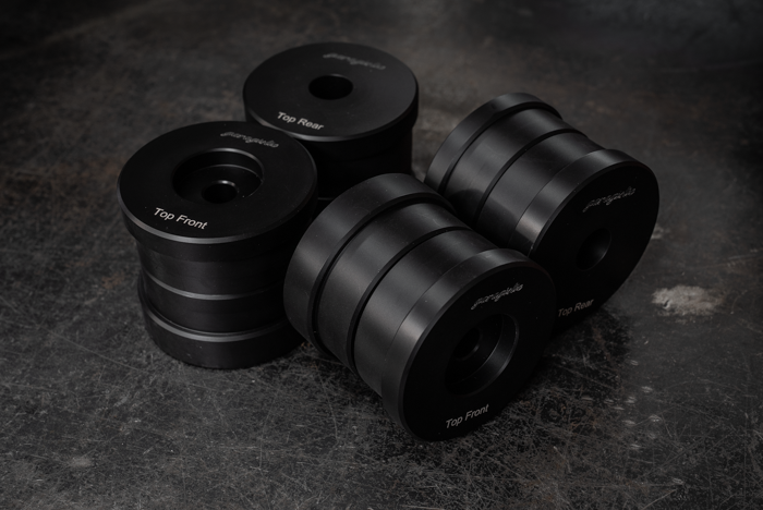 E46 Polyurethane Rear Subframe Bushings-Suspension Bushings-grip-drift-80A soft poly (autox/street)-Garagistic-bmw