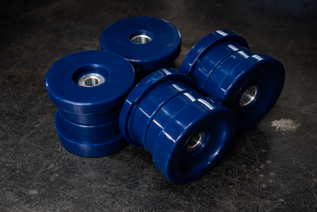 E46 Polyurethane Rear Subframe Bushings-Suspension Bushings-grip-drift-80A soft poly (autox/street)-Garagistic-bmw