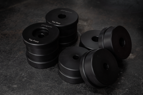 E46 Polyurethane Rear Subframe Bushings-Suspension Bushings-grip-drift-Delrin (race)-Garagistic-bmw