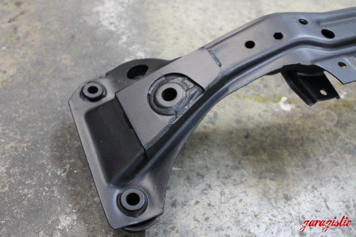 E46 Reinforced Front Subframe-Subframes and Trailing Arms-grip-drift-Black-I will supply my core upfront-Yes - add control arm reinforcement-Garagistic-bmw