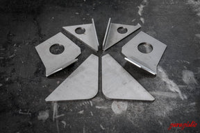 Mercedes W201 190E Rear Subframe Reinforcement Plates-Reinforcement Plates-grip-drift-Garagistic-bmw