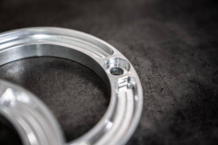 190E (W201) Aluminum Front Strut Tower Reinforcements-Suspension Parts-grip-drift-Bare-Garagistic-bmw