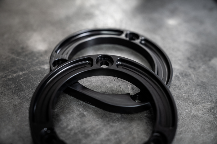 190E (W201) Aluminum Front Strut Tower Reinforcements-Suspension Parts-grip-drift-Bare-Garagistic-bmw