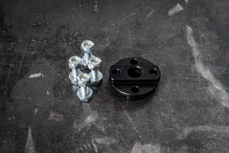 E30 Aluminum Steering Flex Coupler - CLEARANCE-Steering Components-grip-drift-Raw Aluminum-Garagistic-bmw