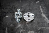 E30 Aluminum Steering Flex Coupler - CLEARANCE-Steering Components-grip-drift-Raw Aluminum-Garagistic-bmw