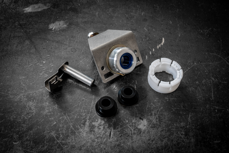 E30 Polyurethane Round Shifter Bushing Kit-Shifter Bushings-grip-drift-Standard-Add poly rear carrier assembly-Garagistic-bmw