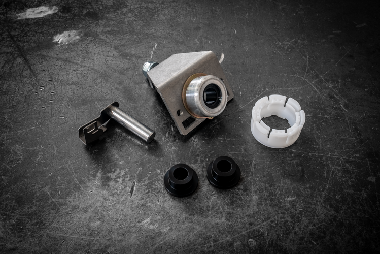 E30 Delrin Round Shifter Bushing Kit-Shifter Bushings-grip-drift-Standard-Add delrin rear carrier assembly-Garagistic-bmw