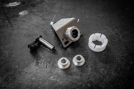 E30 Delrin Round Shifter Bushing Kit-Shifter Bushings-grip-drift-Aluminum-Add delrin rear carrier assembly-Garagistic-bmw