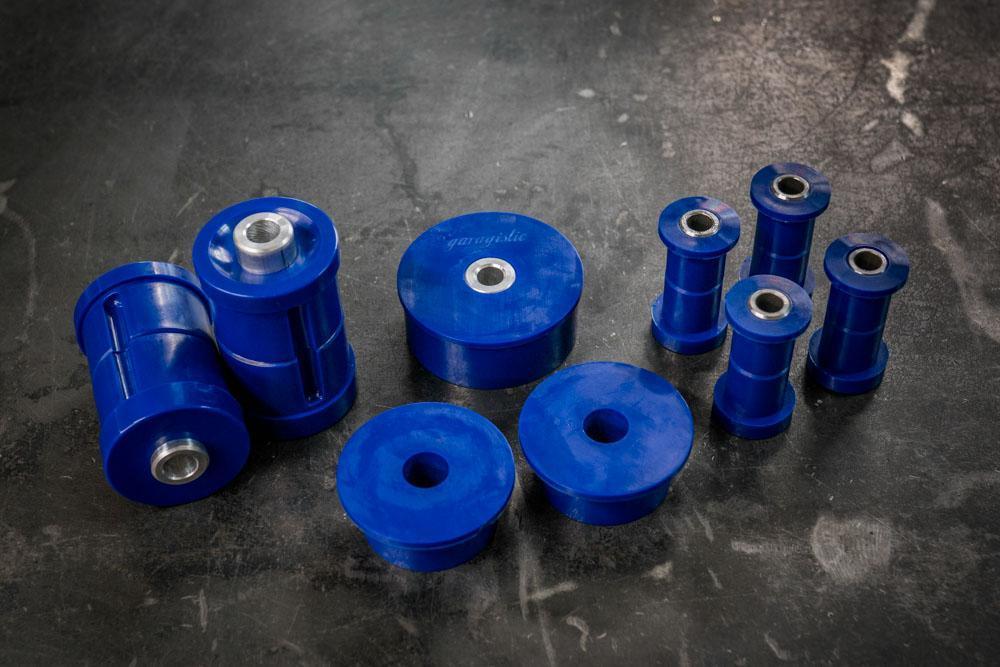 E30 Complete Bushing Kit - Poly and Delrin-Suspension Bushings-grip-drift-95A-Standard-Centered-Garagistic-bmw