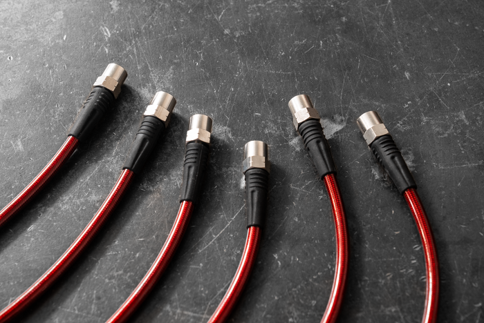 E30 Stainless Steel Complete 6 Brake Line Kit - DOT Compliant-Brake and Clutch Lines-grip-drift-No clutch line-Garagistic-bmw