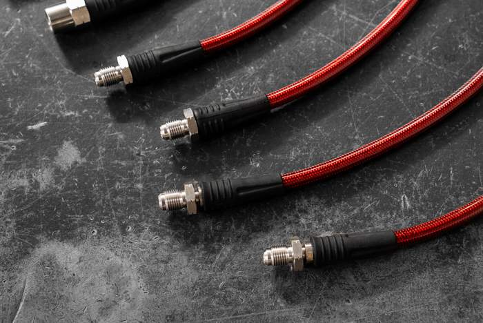 E30 Stainless Steel Complete 6 Brake Line Kit - DOT Compliant-Brake and Clutch Lines-grip-drift-No clutch line-Garagistic-bmw