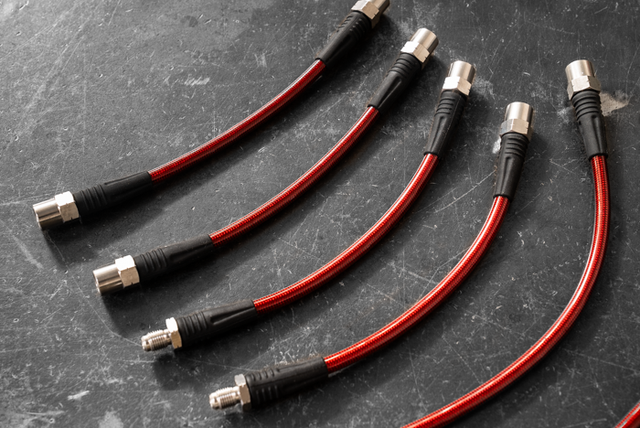E30 Stainless Steel Complete 6 Brake Line Kit - DOT Compliant-Brake and Clutch Lines-grip-drift-No clutch line-Garagistic-bmw