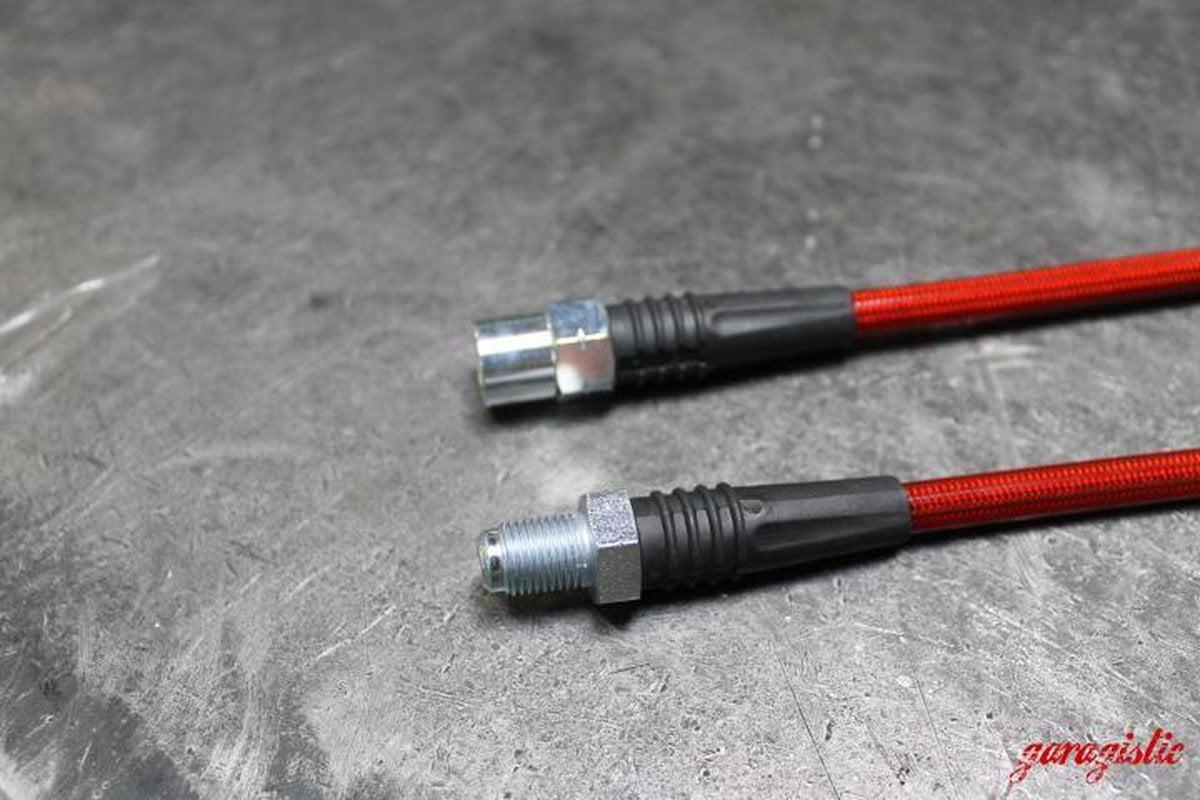 E28 Stainless Steel Complete 6 Brake Line Kit - DOT Compliant-Brake and Clutch Lines-grip-drift-No clutch line-Garagistic-bmw